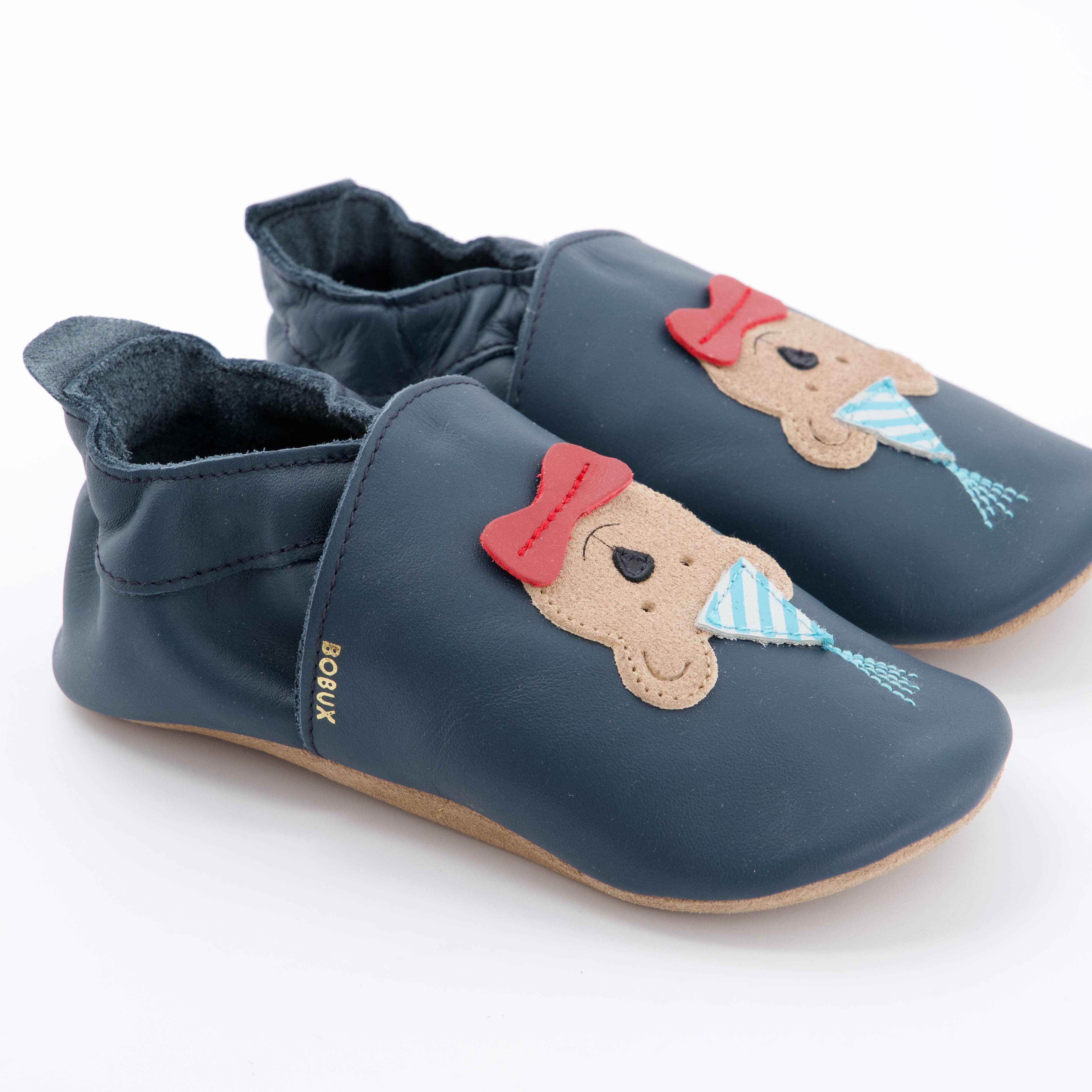 BOBUX Burschenschuhe - Hausschuh, Hausschuh Partybär navy