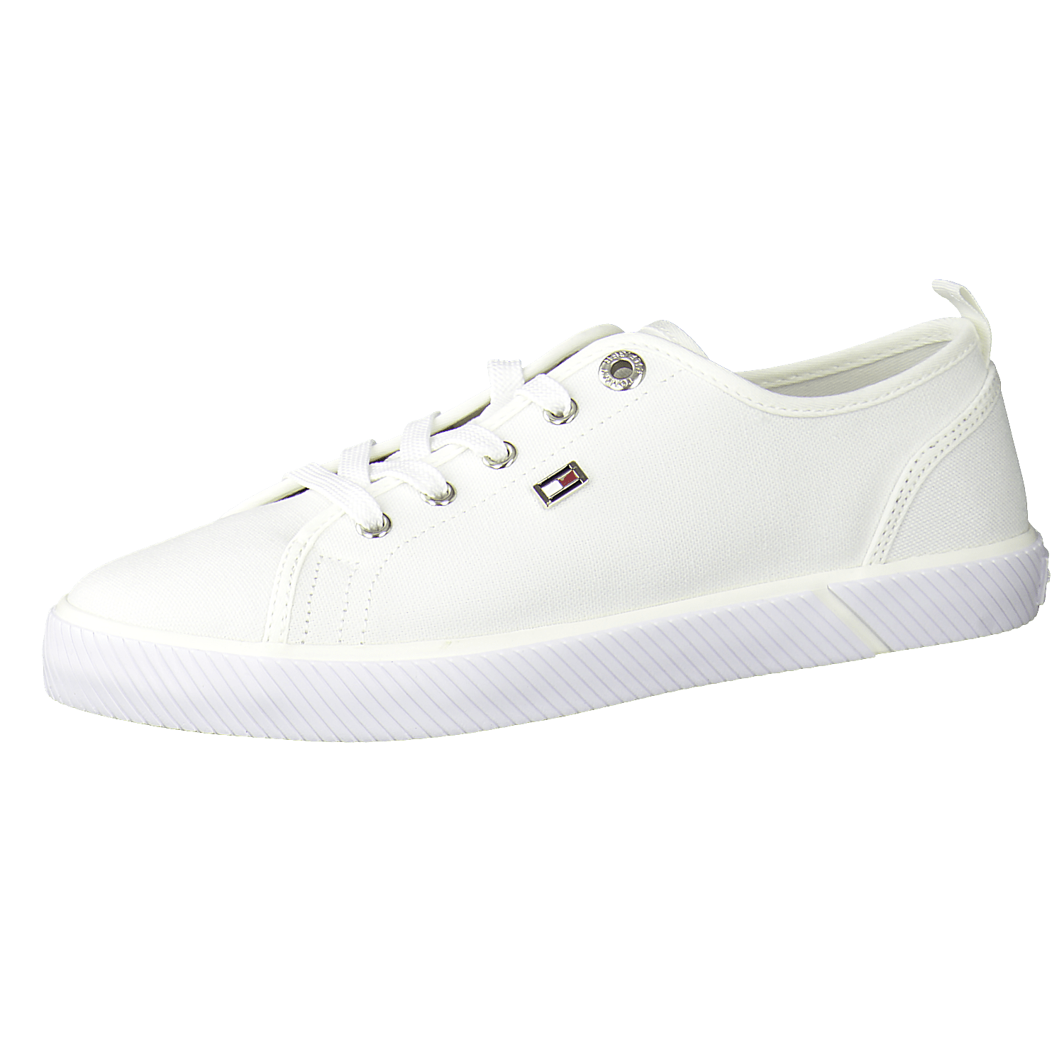 HILFIGER D - Schnürschuhe, S Vulc Canvas Sneaker